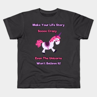 Life Crazy Unicorn Kids T-Shirt